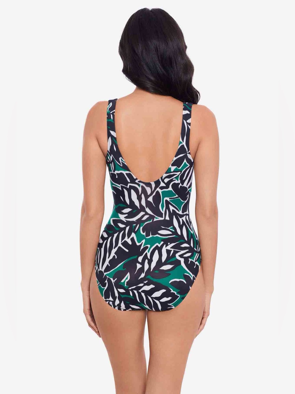 Miraclesuit Escape One Piece Palma Verde Tummy Control Swimsuit 12 NWOT - Picture 3 of 9